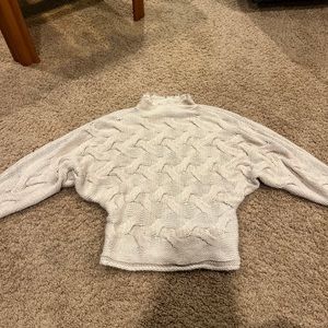 Fashion Nova cropped knit sweater medium